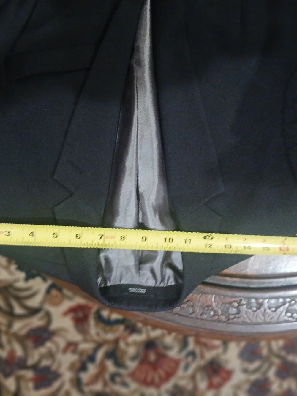 Men's Black Two-Button Blazer